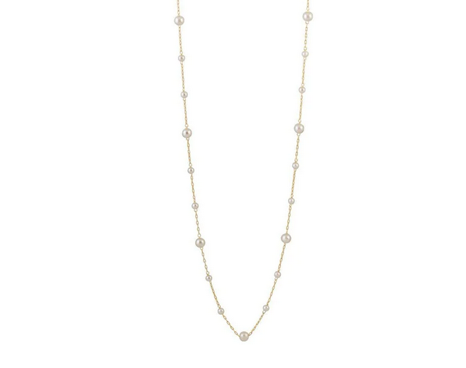 Long Pearl Necklace - Southern Belle Boutique